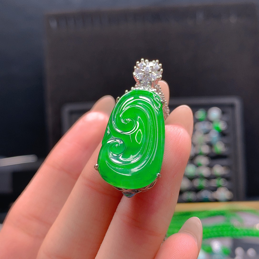未镶嵌戒指翡翠天然翡翠