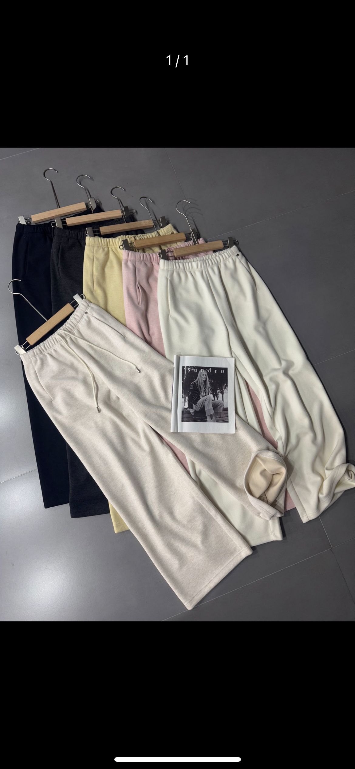 2025秋冬新款直筒宽松慵懒风休闲阔腿裤2406