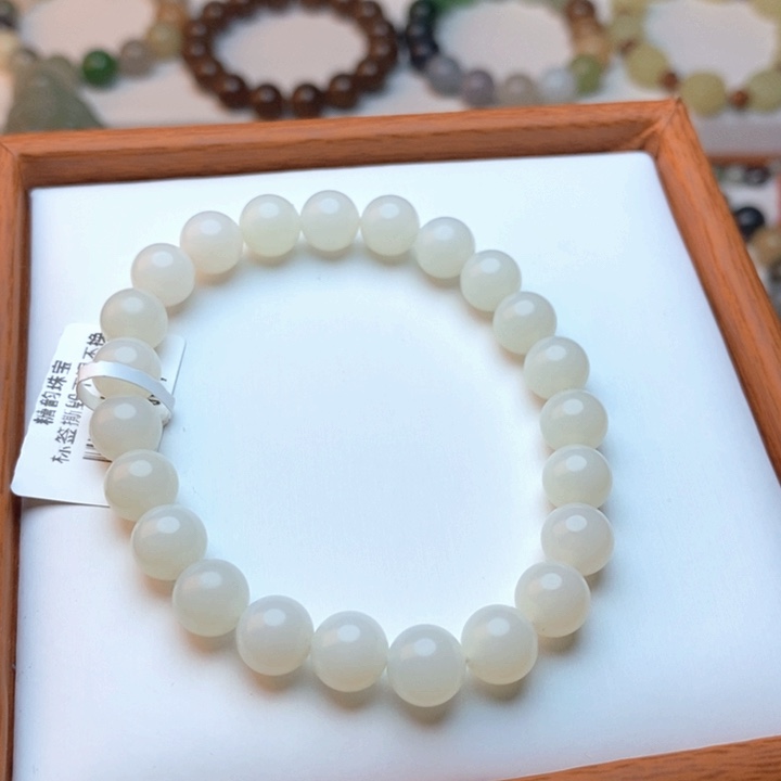 和田玉手链未镶嵌用****6