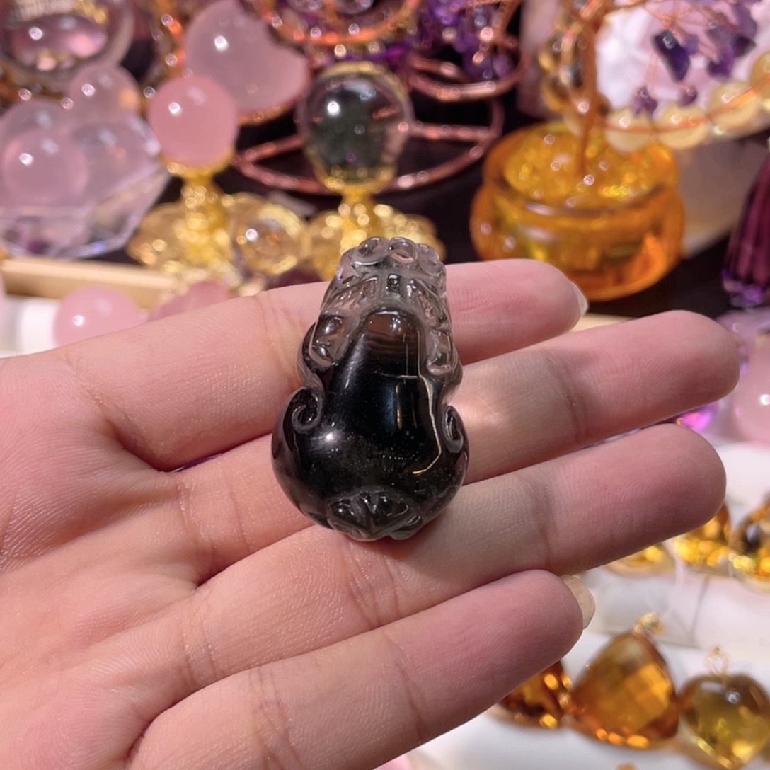吊坠(不含链)未镶嵌水晶绿幽灵貔貅