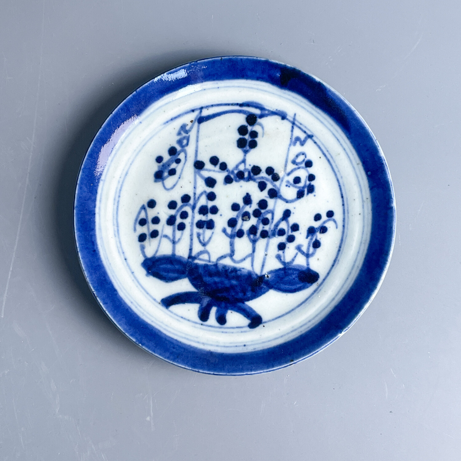 M25LD00D359 - 清光绪青花提篮花纹盘2