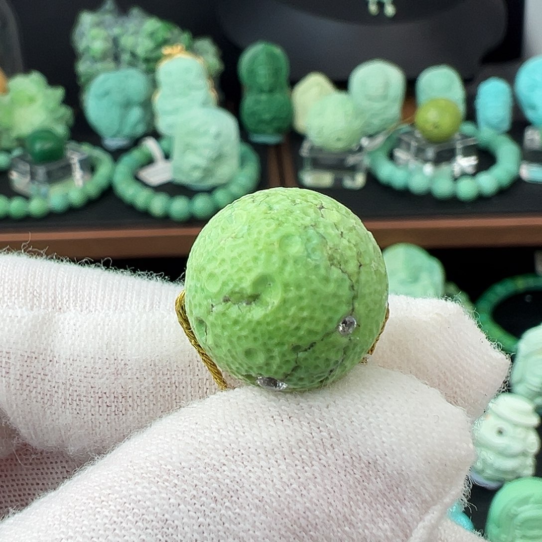 绿松石未镶嵌绿松石主播我万丽