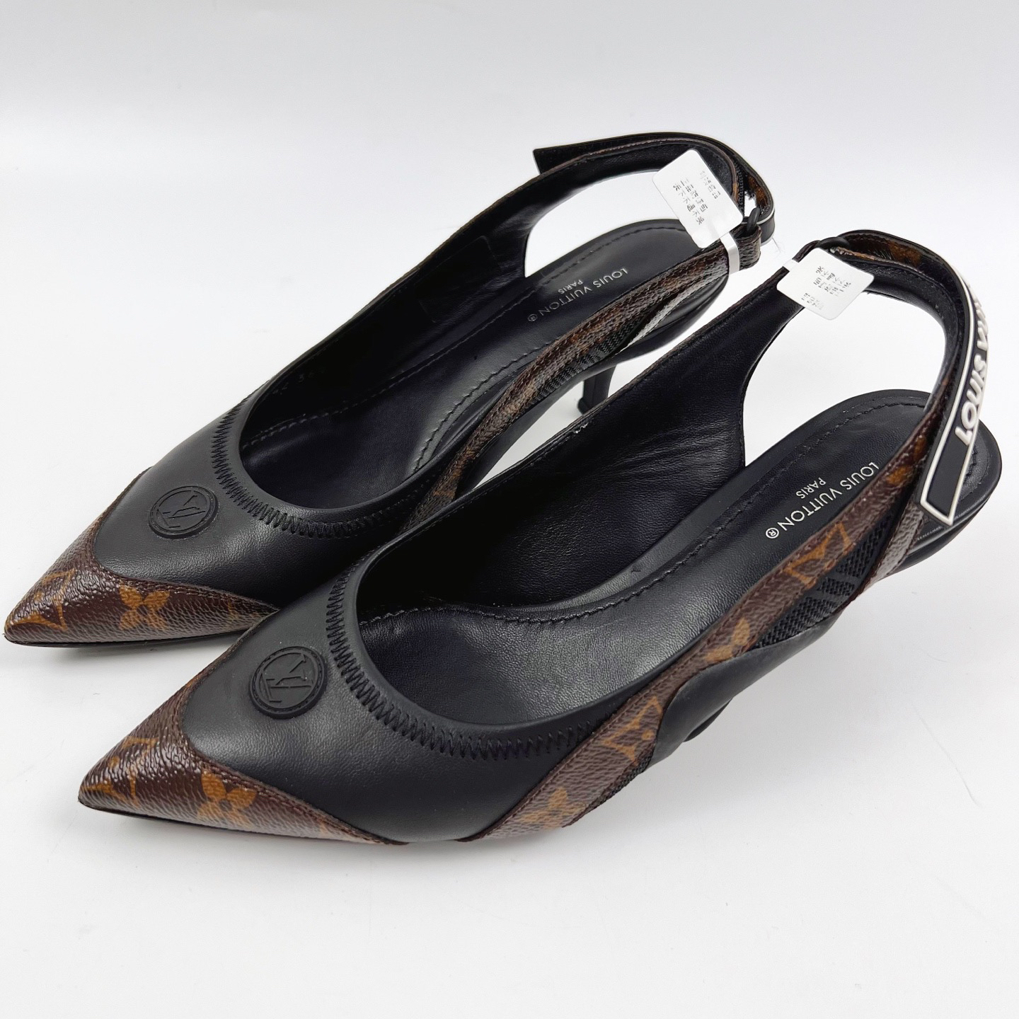 99新 LouisVuitton/路易威登 36.5码 老花小猫跟 lz01107