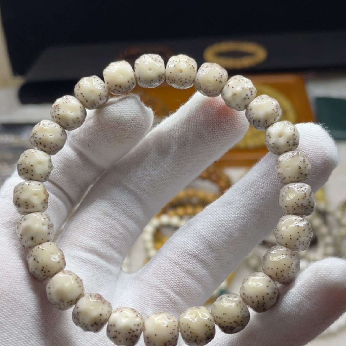 【闪购商品】手串星月菩提9.5改冰糖底月朗星稀火龙果