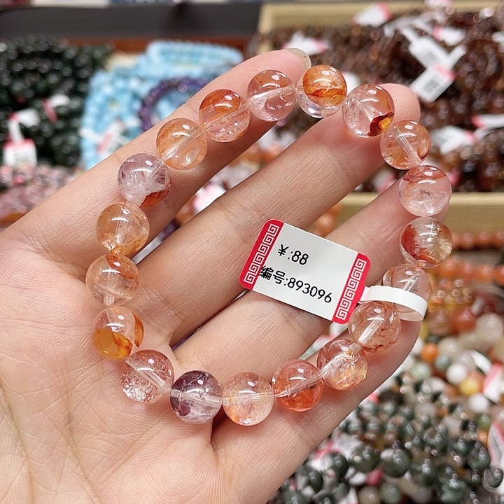 水晶手链未镶嵌胶花10