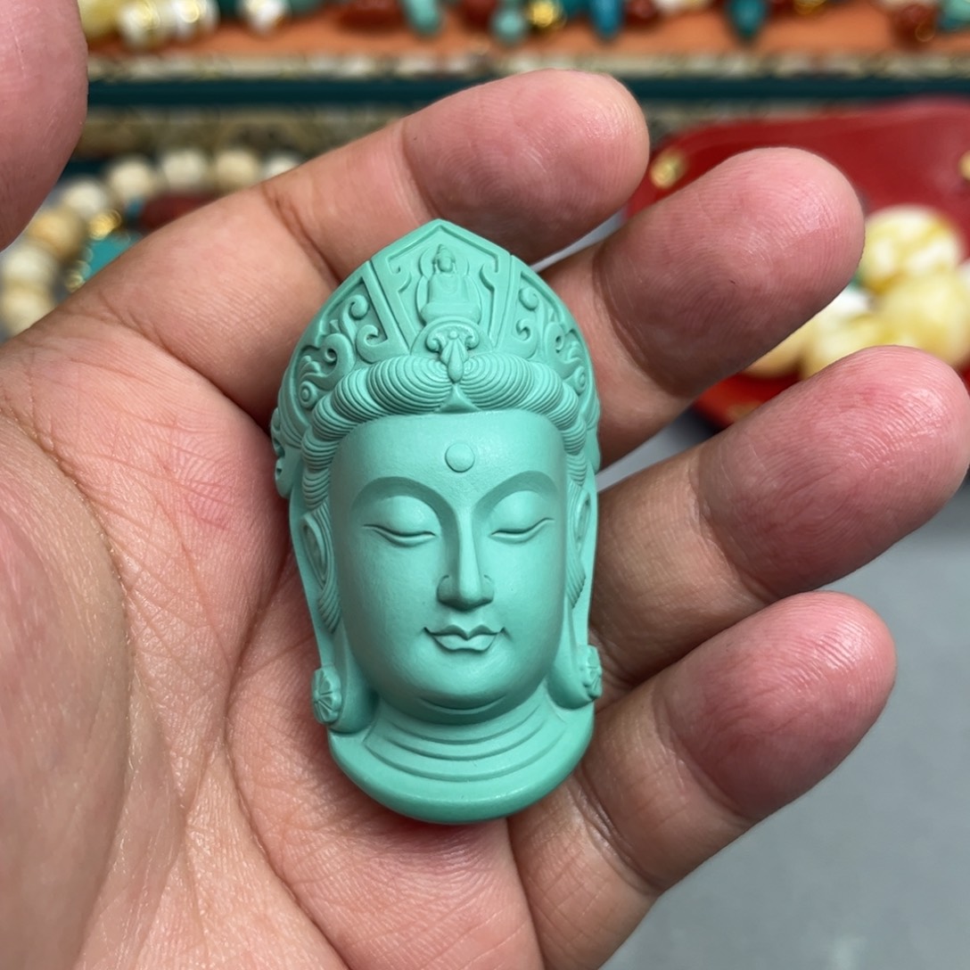 未镶嵌绿松石珠宝奇石