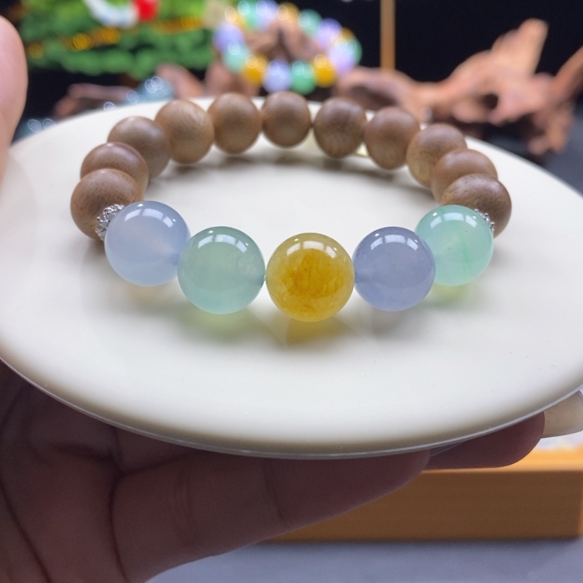 【闪购商品】沉香木手串梦幻甜手串卡12