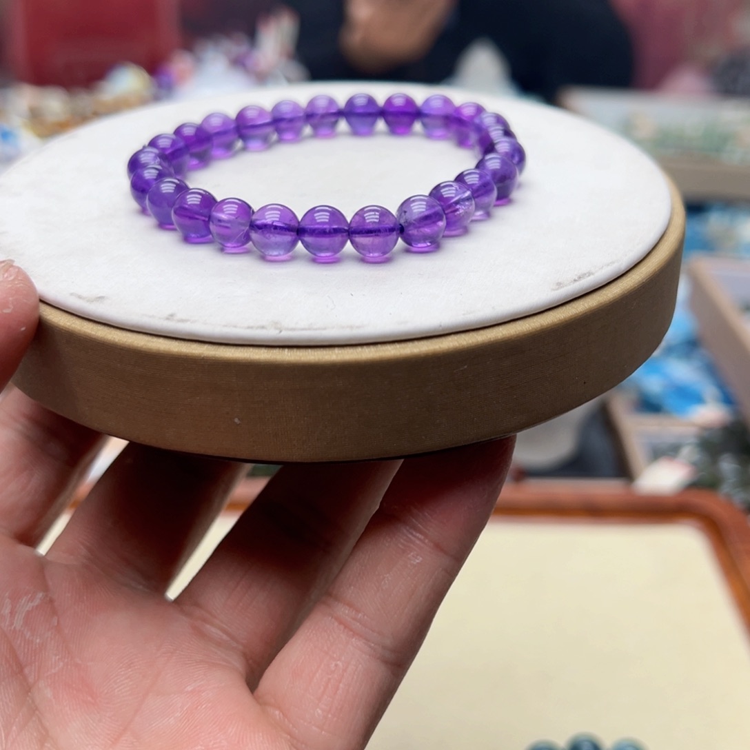 未镶嵌手链水晶紫水晶7