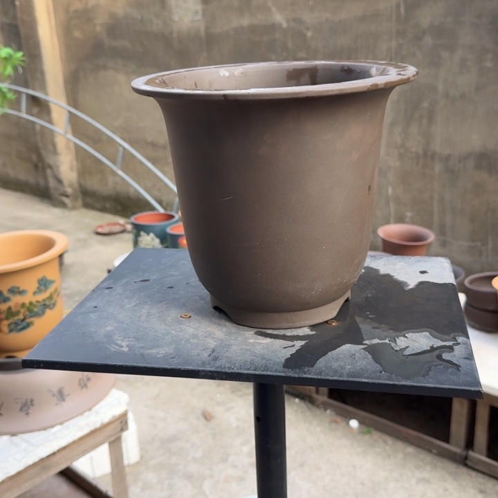 紫砂花盆  高度22口径25