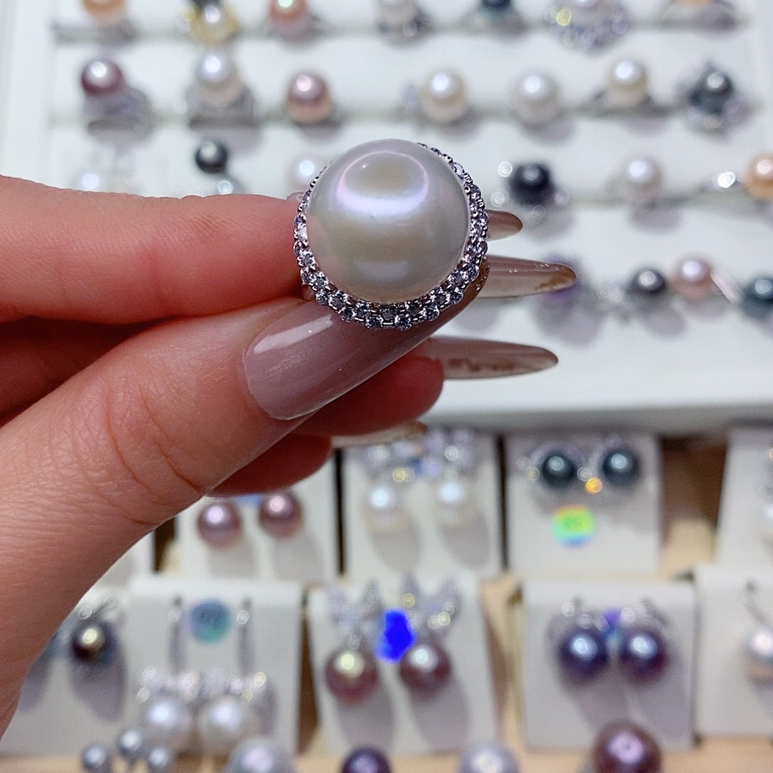 未镶嵌淡水珍珠戒指15➕