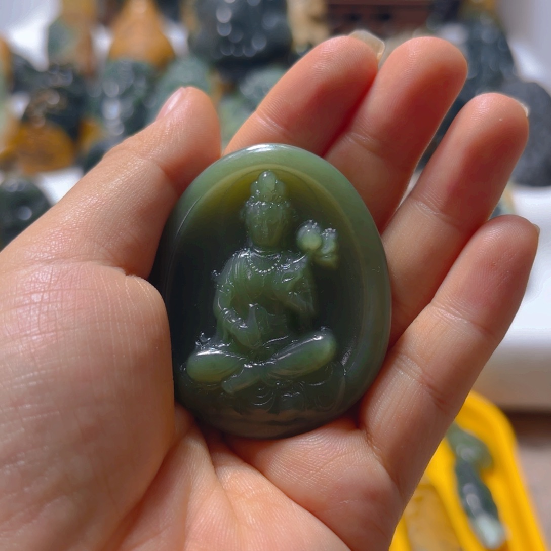 和田玉挂件未镶嵌