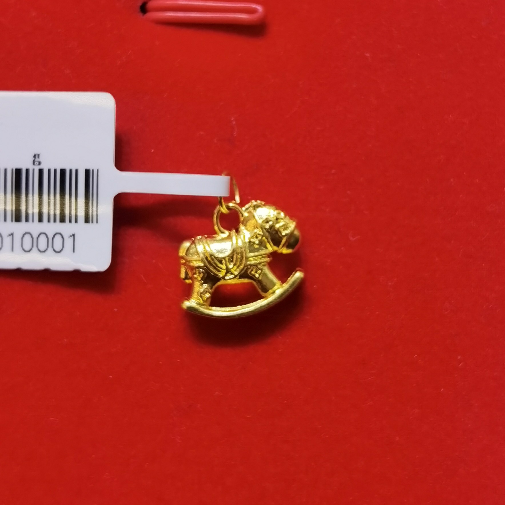 【夏夏专享】足金999 摇摇小马 ZP 0.28 攒金有道