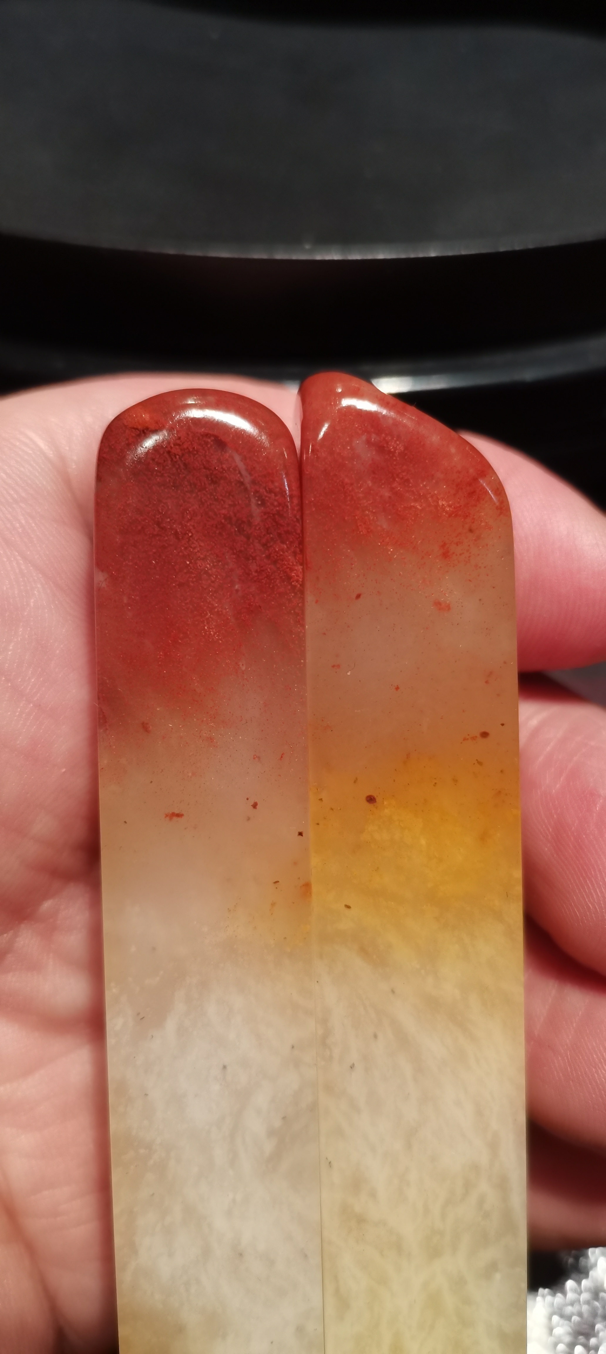 鸿运当头，一对精品摆件