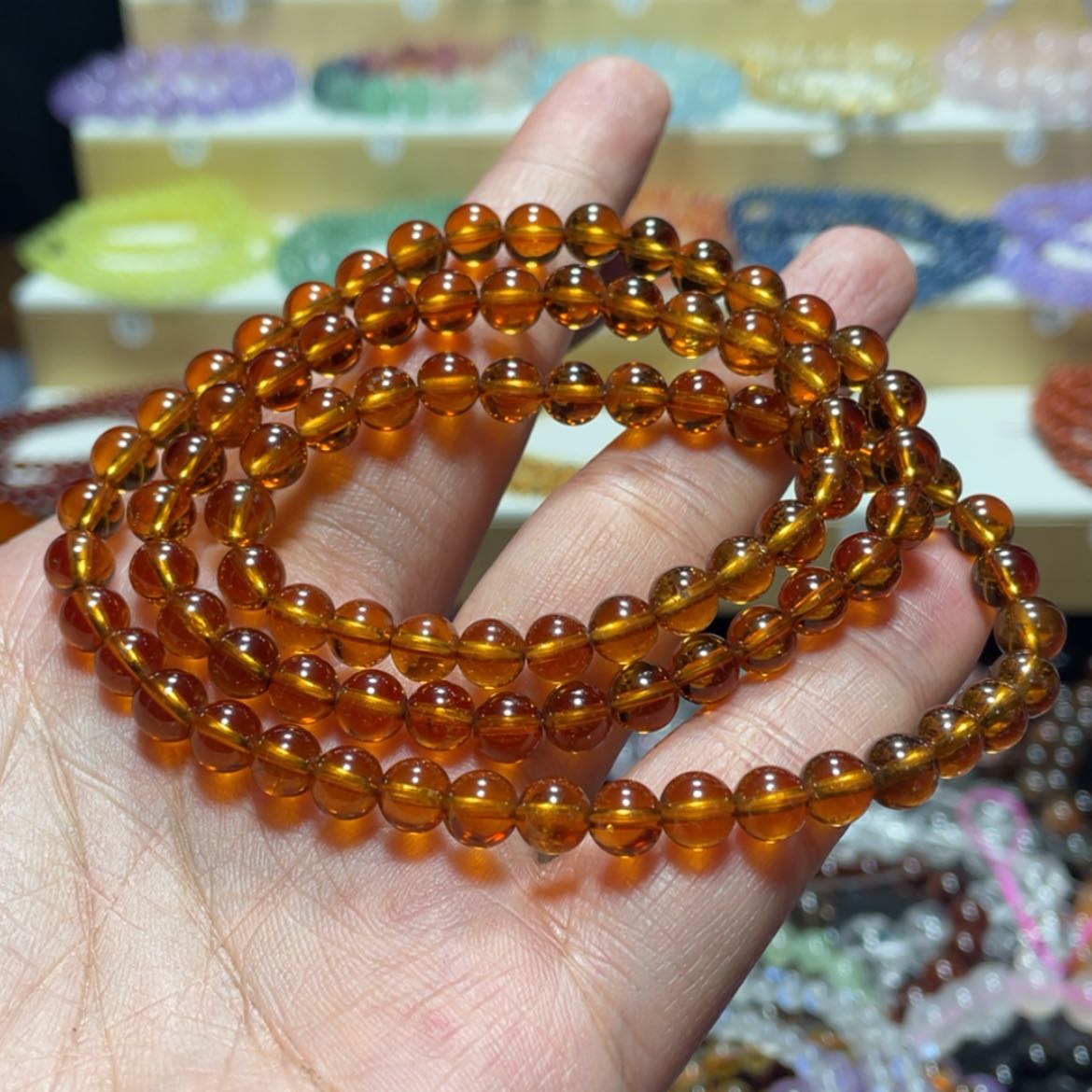 【闪购商品】水晶手链银S800镀金镶嵌陈*煜