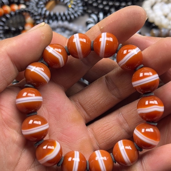 玛瑙/玉髓未镶嵌手链