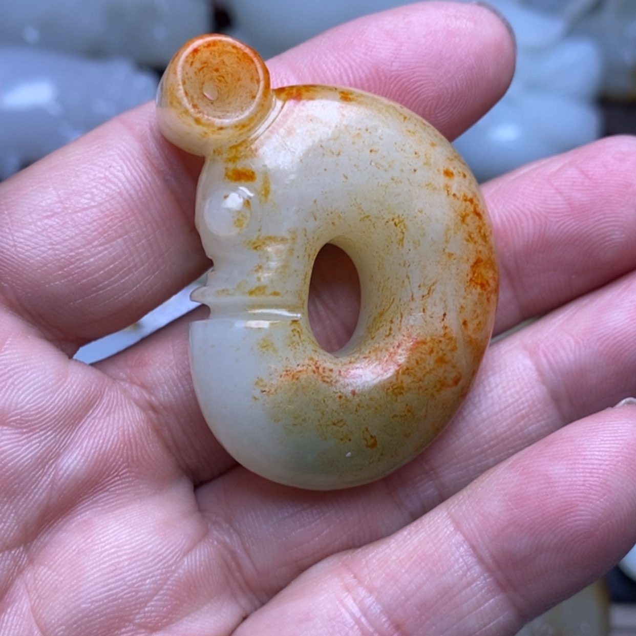 【闪购商品】和田玉（糖玉）颈饰未镶嵌