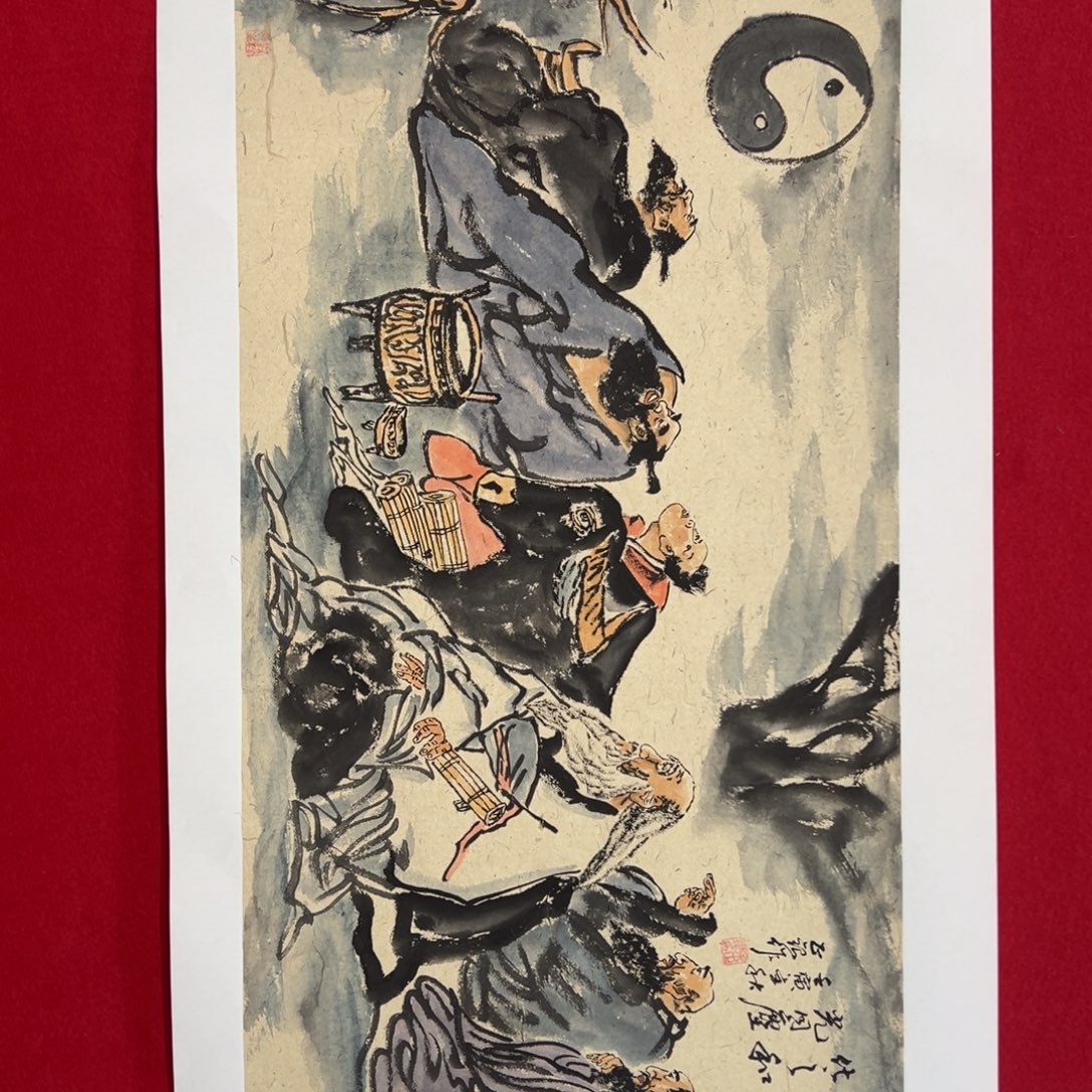 国画手绘国画作品