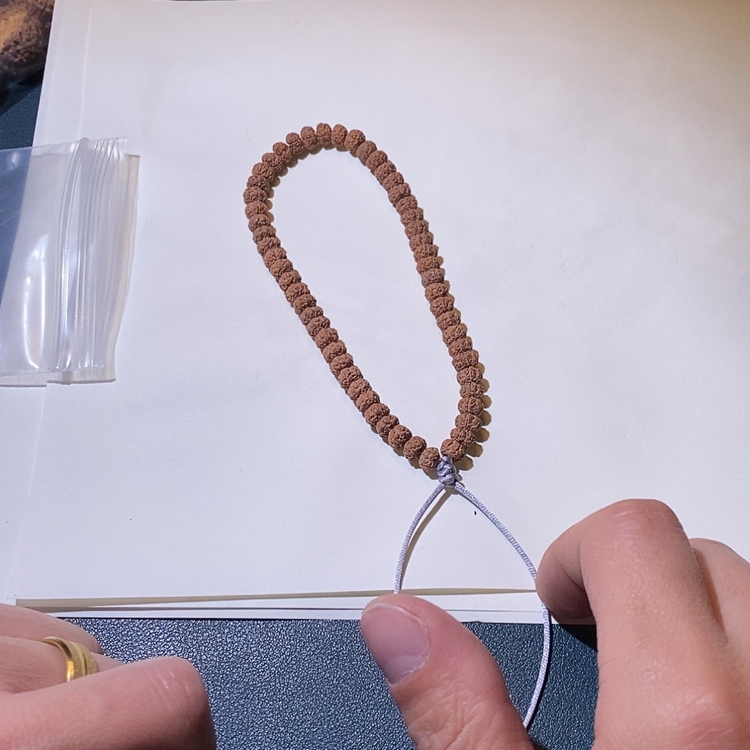 金刚菩提手串7mmm平细单圈