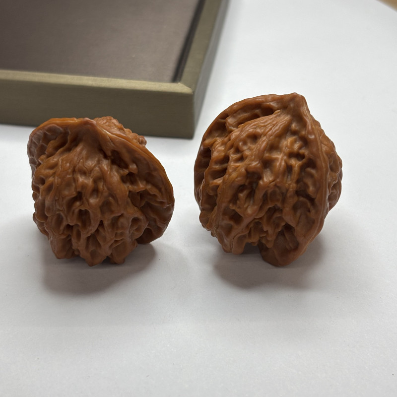 B39 手把件核桃盘山一对多样性发货