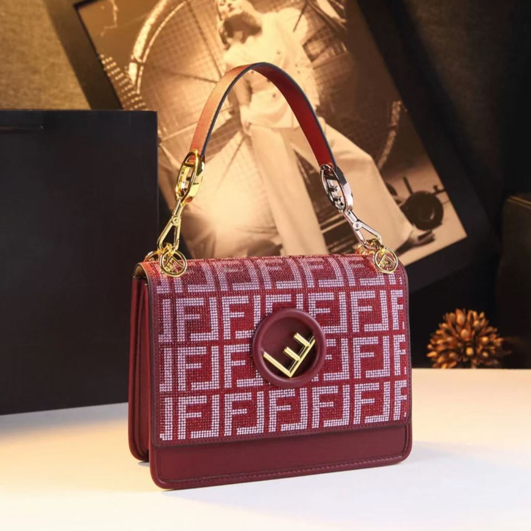 大麦定制单肩包（FM050红色）