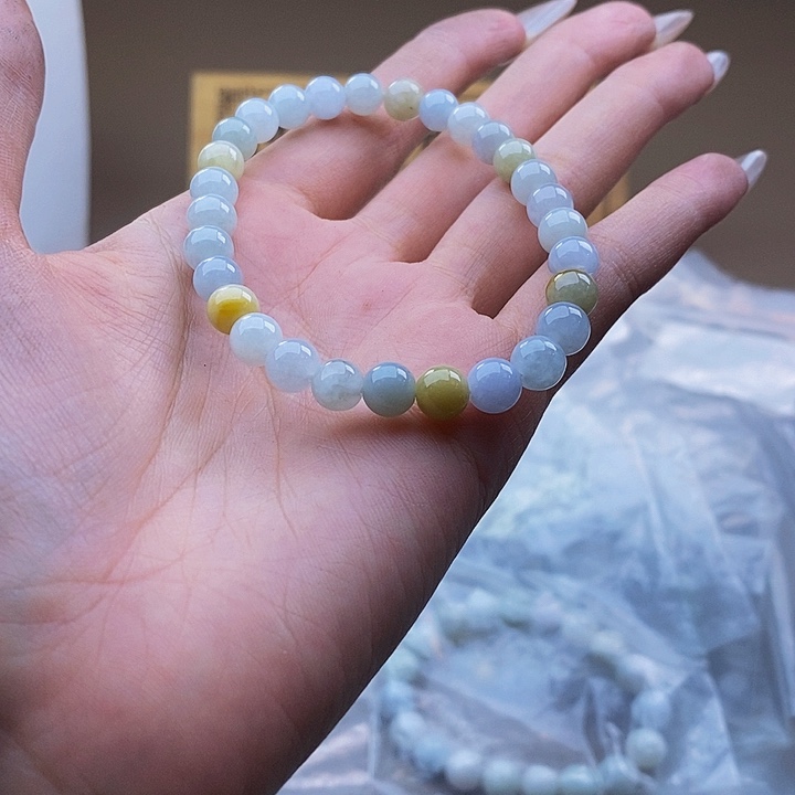 未镶嵌手串翡翠天然