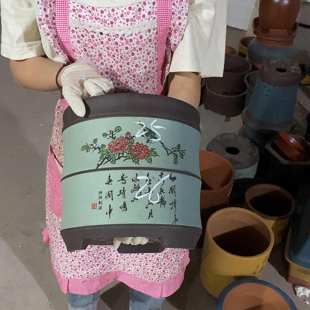 紫砂花盆紫砂花盆
