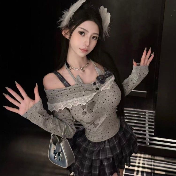 （59-99）no退no换夏季森女千金风蕾丝泡泡袖公主裙蝴蝶