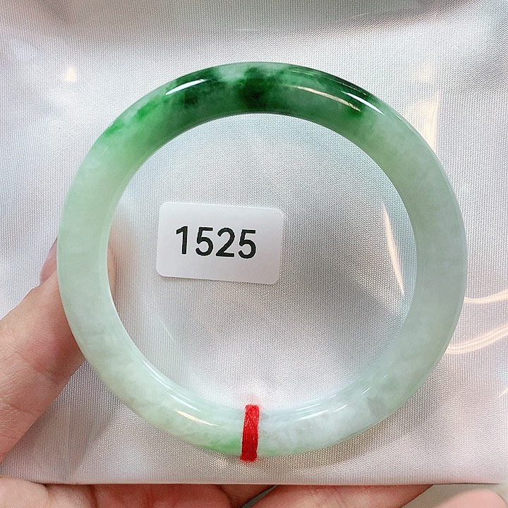 翡翠手镯未镶嵌天然翡翠手镯56