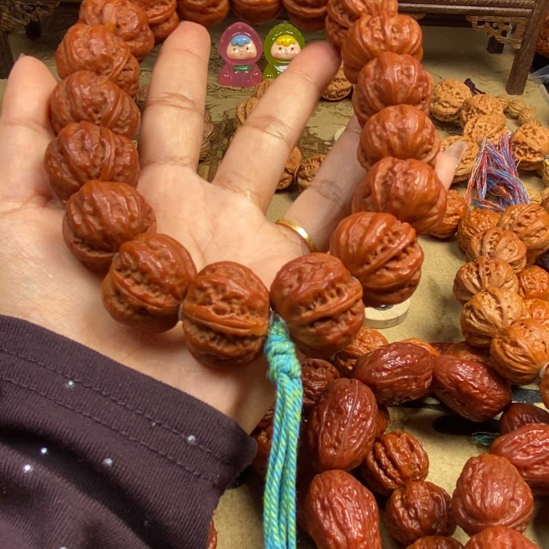 宝***栋文玩核桃吊坠元宝磨盘文玩核桃