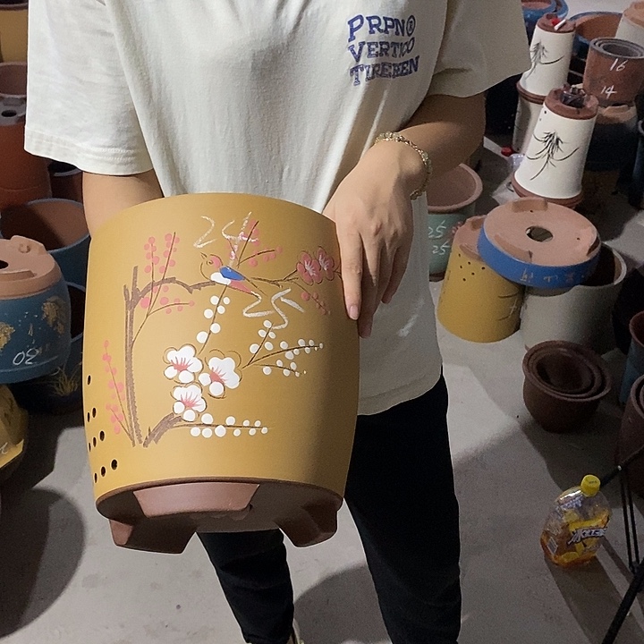 紫砂花盆紫砂花盆