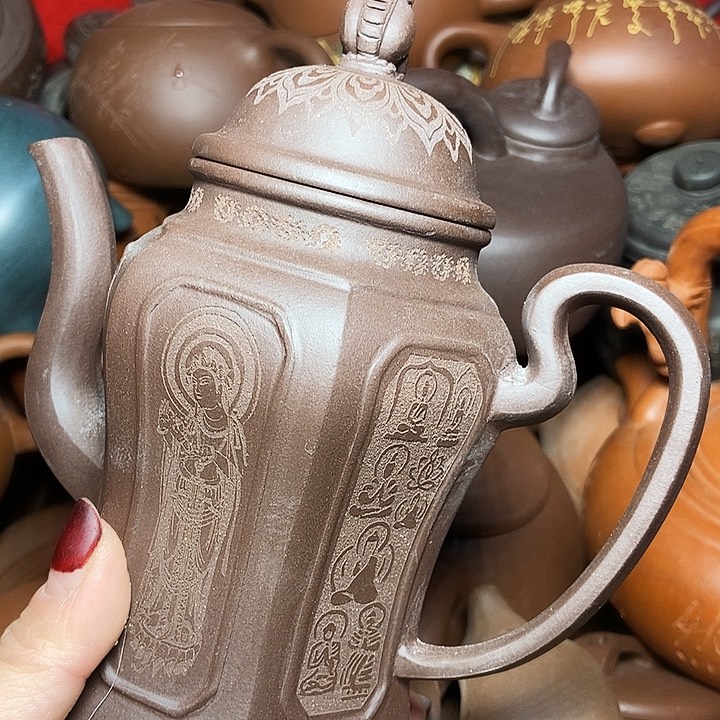 全手工制作宜兴紫砂茶壶