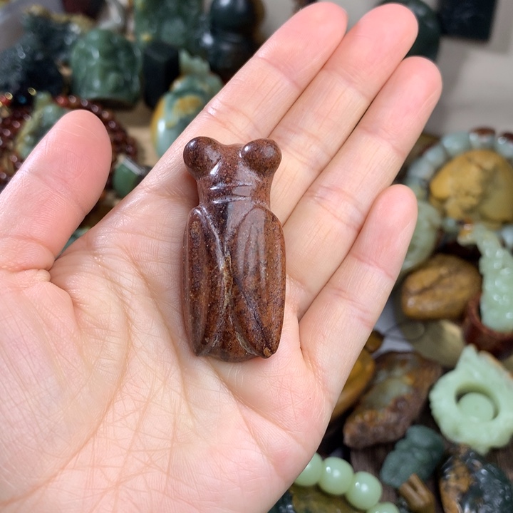 岫岩河磨玉（透闪石质玉）手把未镶嵌