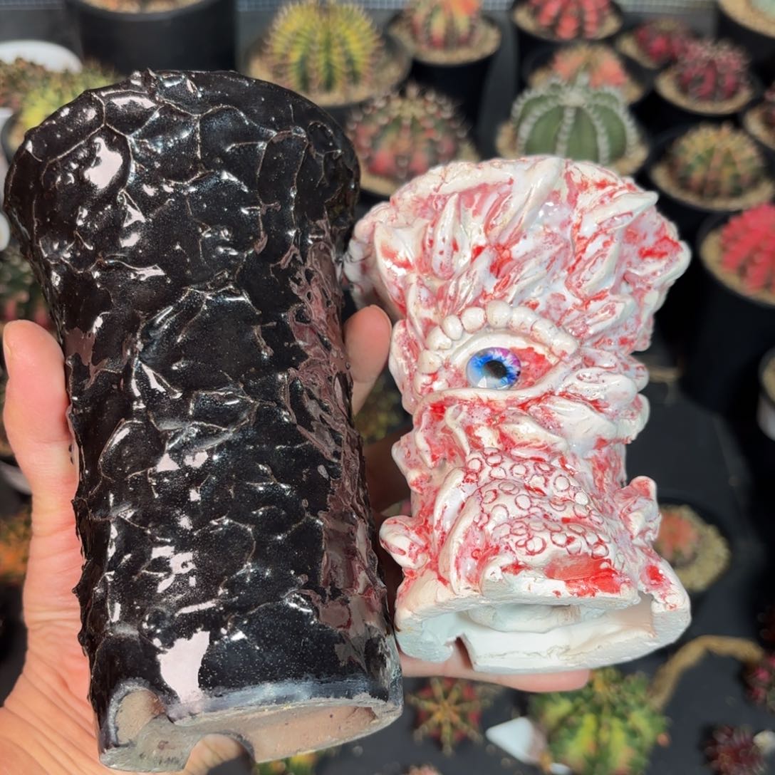 泰系花盆微瑕米哈仙人球专用