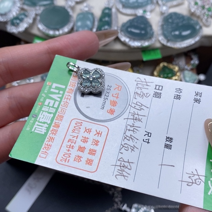 翡翠颈饰未镶嵌翡翠