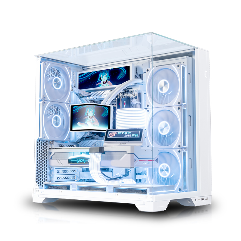 【爻-冰魄】AMD 9800X3D/华硕X870 AYW/铠侠2T海景房游戏电竞主机