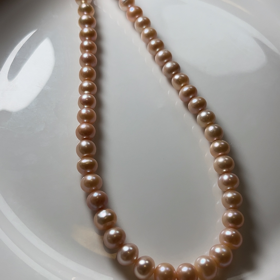 颈饰未镶嵌淡水珍珠8左右中国红