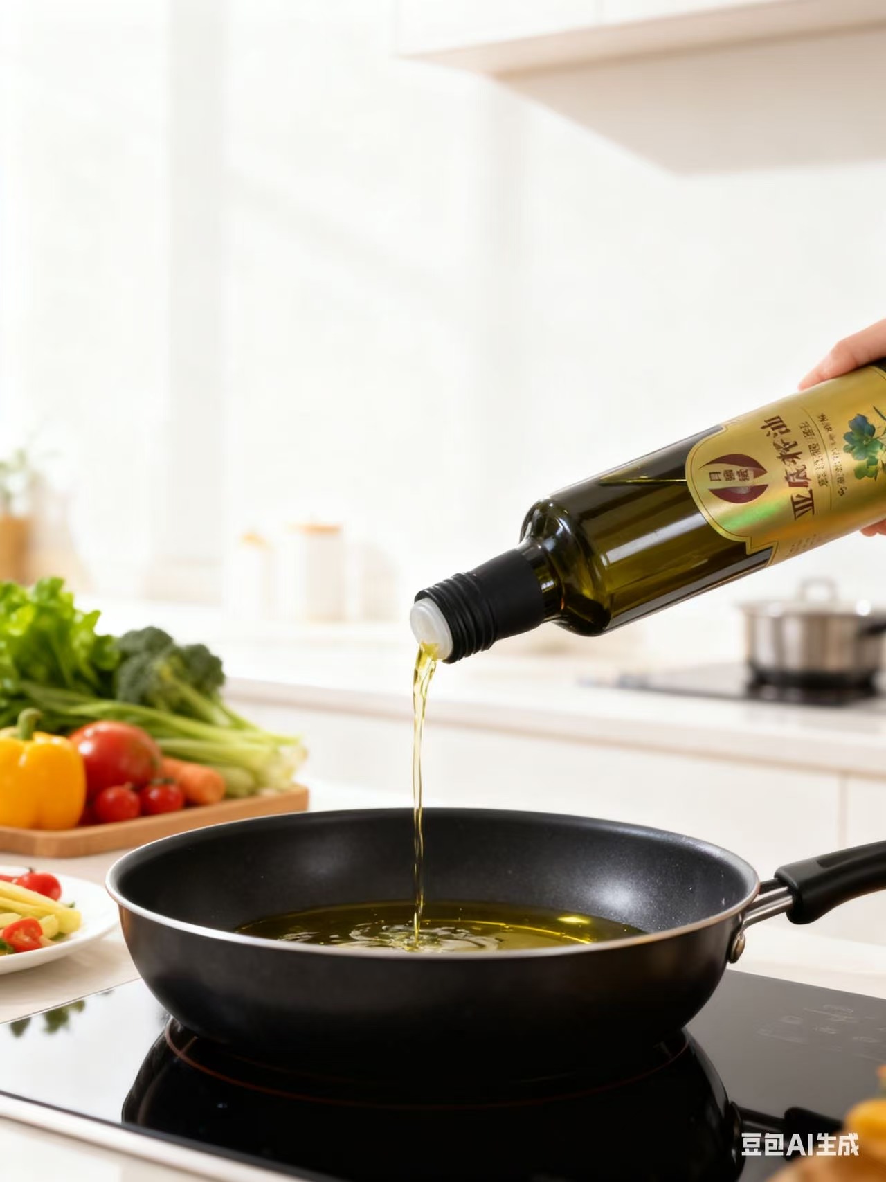 新疆包邮-正宗亚麻籽油物理压榨冷烹两用