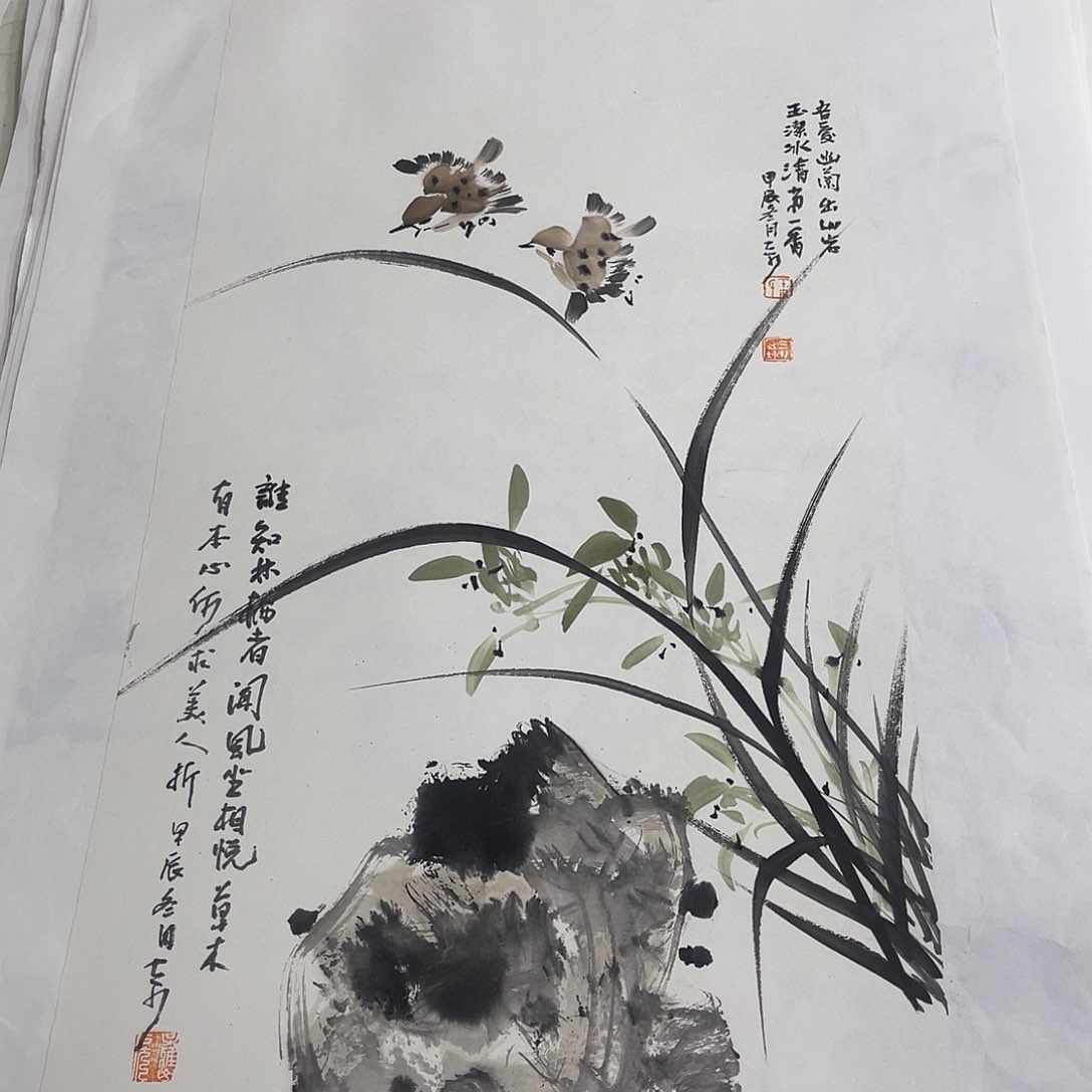姜奇老师花鸟作品68×34