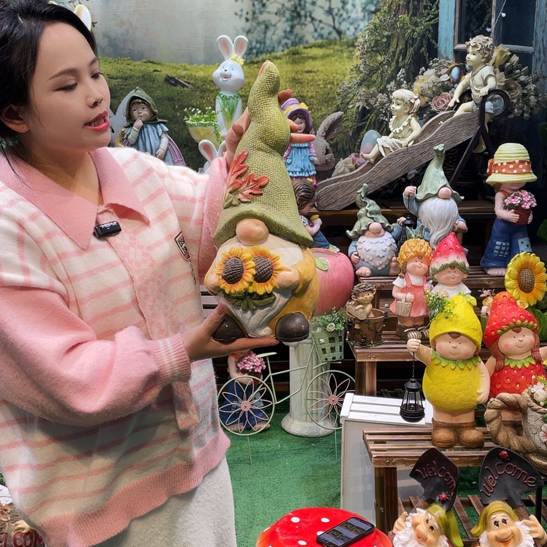 摆件花园摆件红红火火