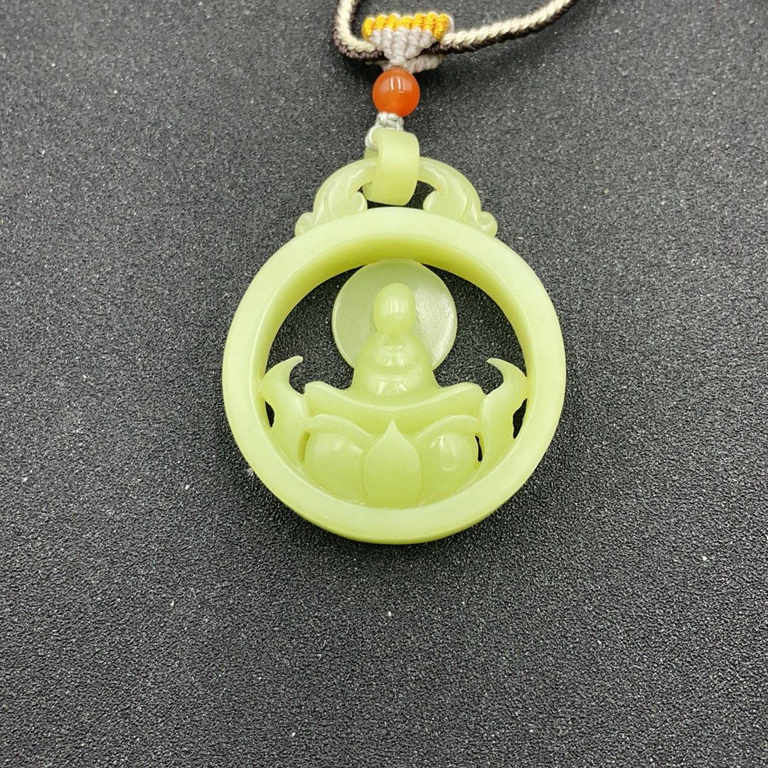 BY0116FWY783 和田玉佛挂件