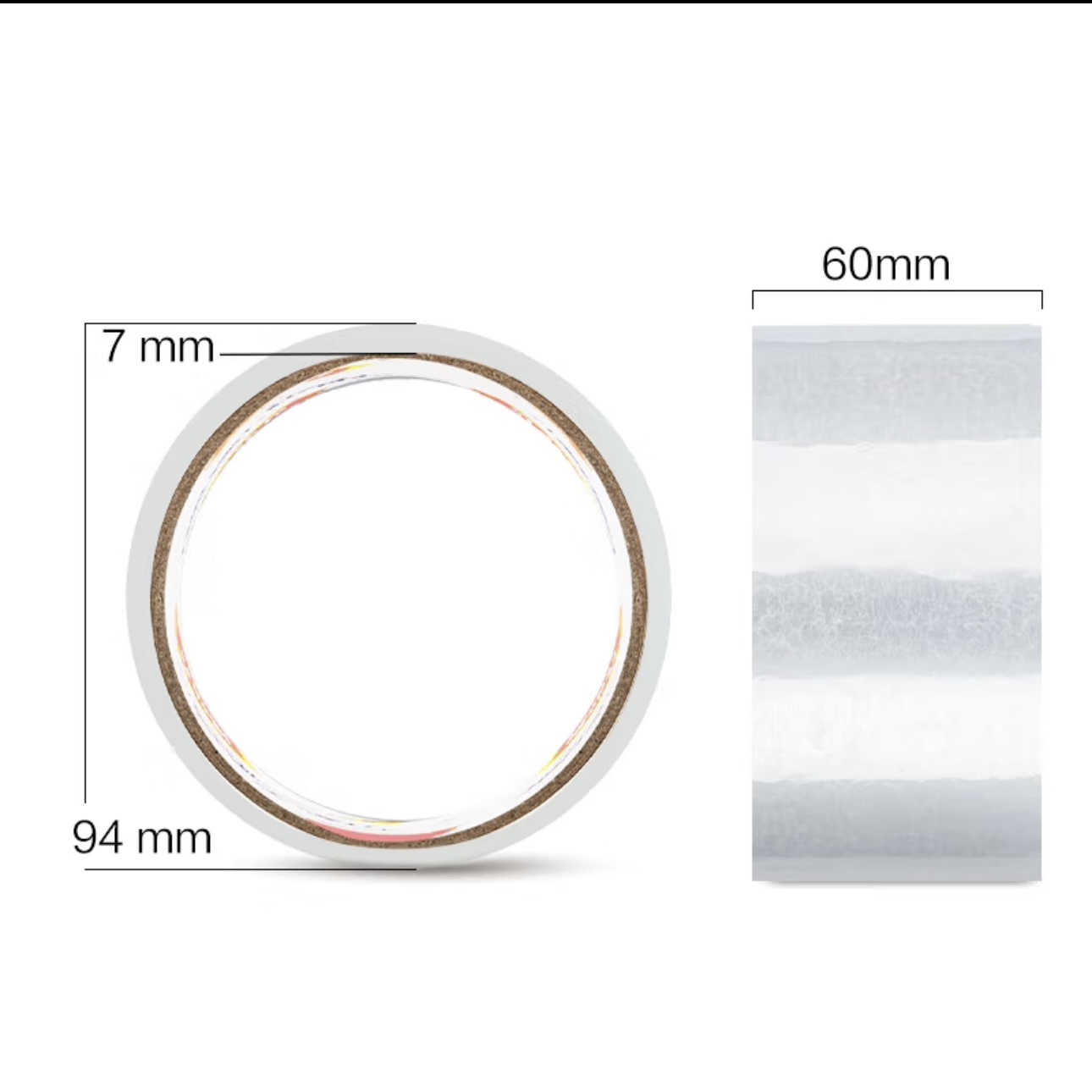 JD416   得力60mm*40y封箱胶带