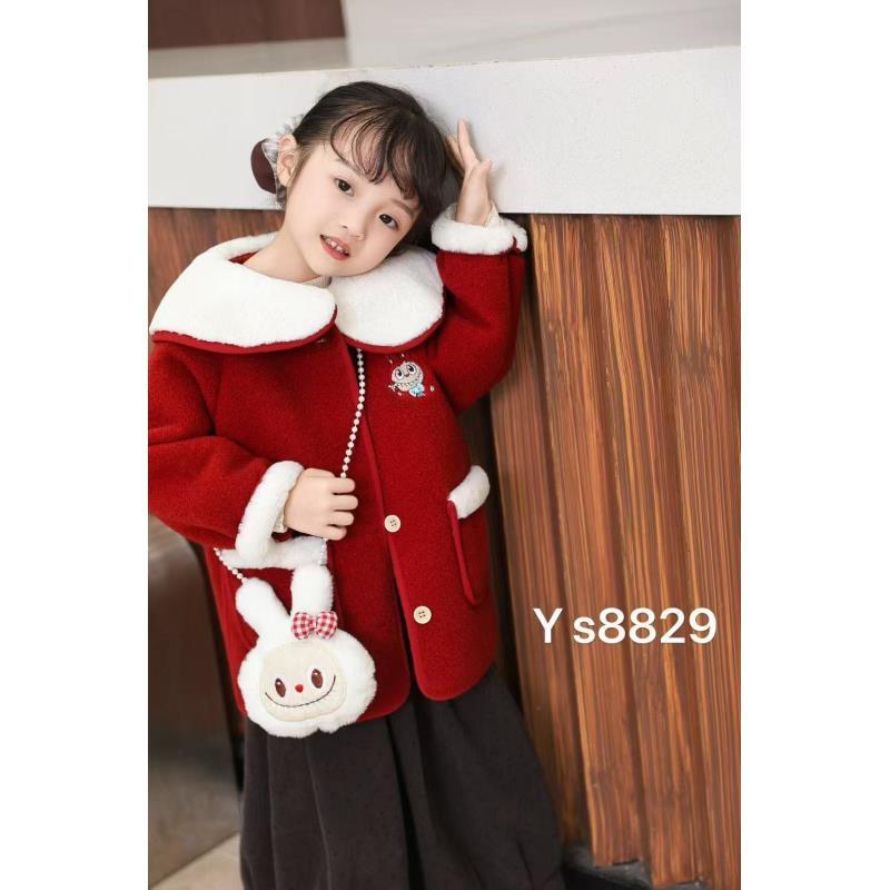 【新疆包邮】儿童加绒小布布大衣（带玩偶）08625