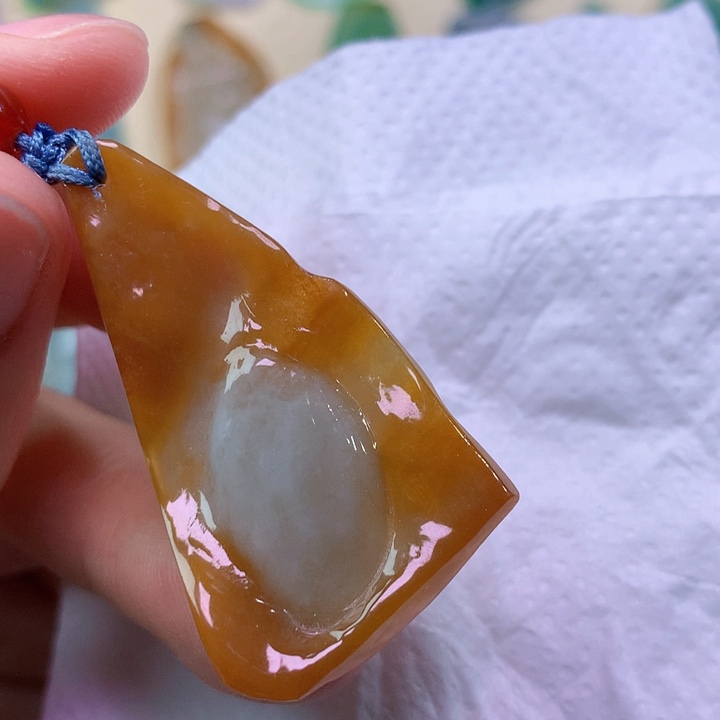 翡翠未镶嵌吊坠(不含链) 5749