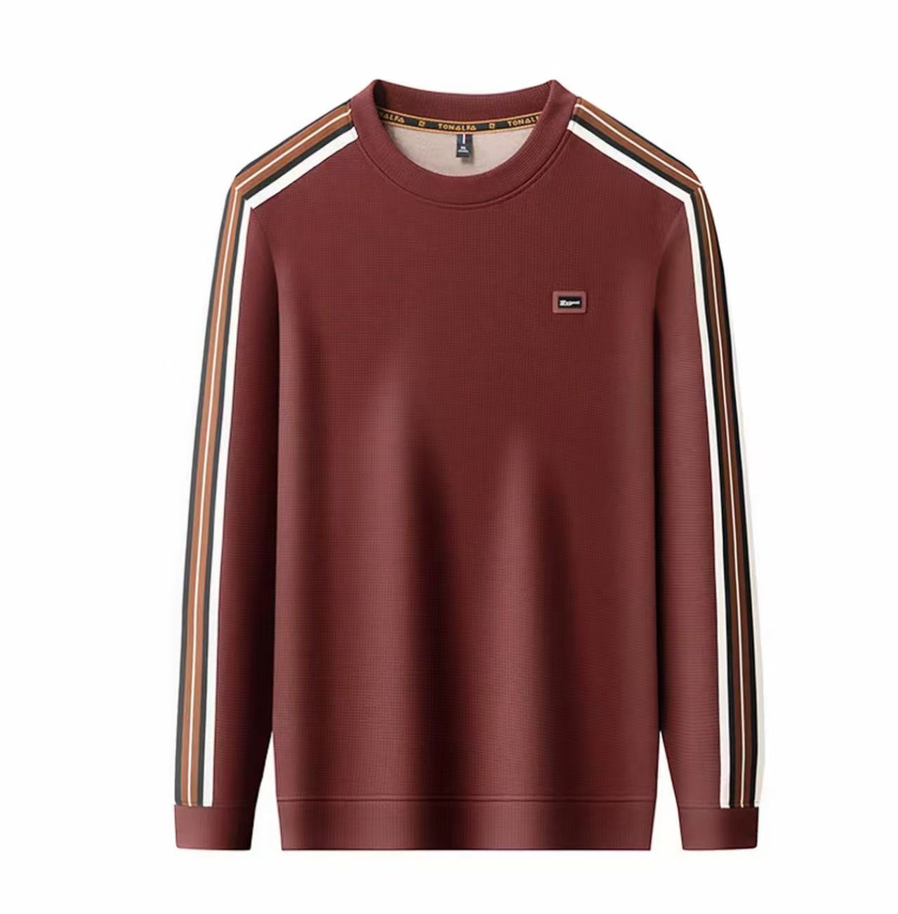 圆领耐磨字母长袖男纯色卫衣春秋男士时尚中性风