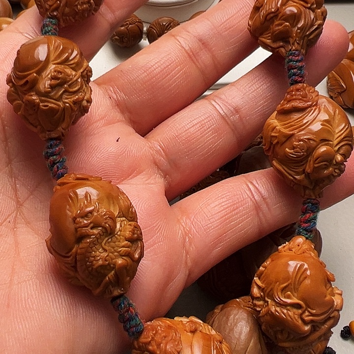 大***秦手串/手链橄榄核钟馗