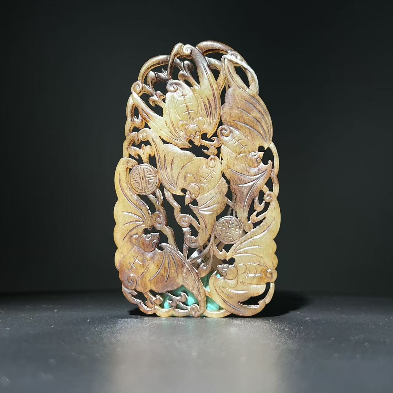 【清代】-和田玉五福临门2512230098