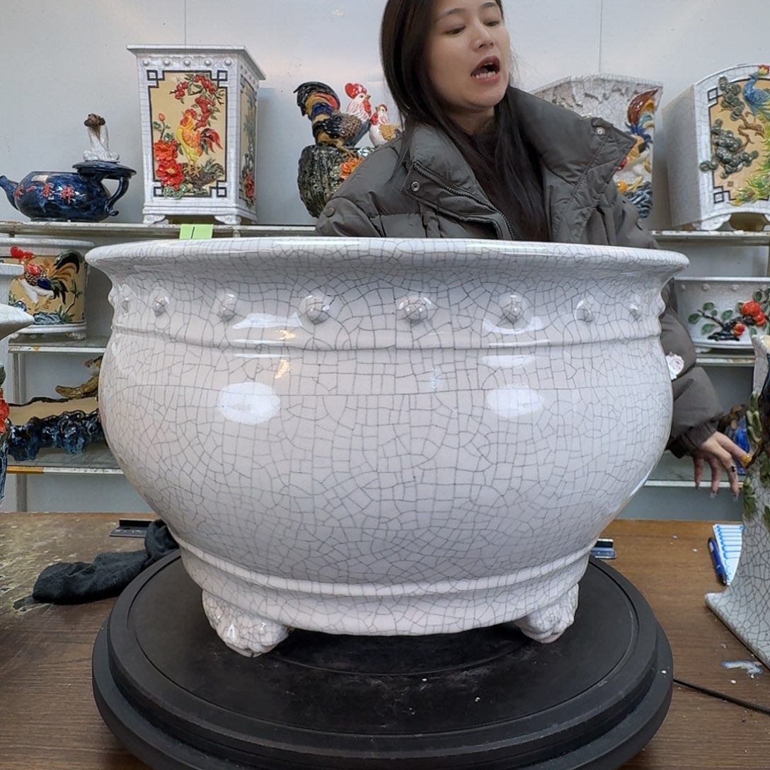 千***绿圆盆内口35深度21