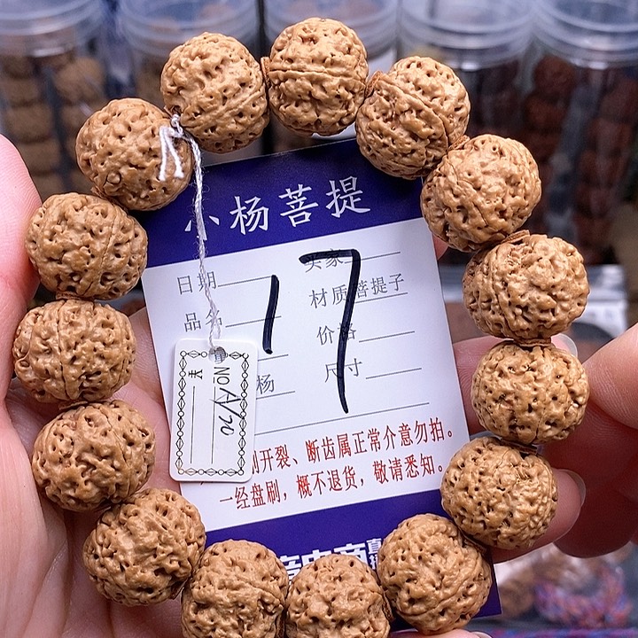 手串金刚菩提20玉珠双龙
