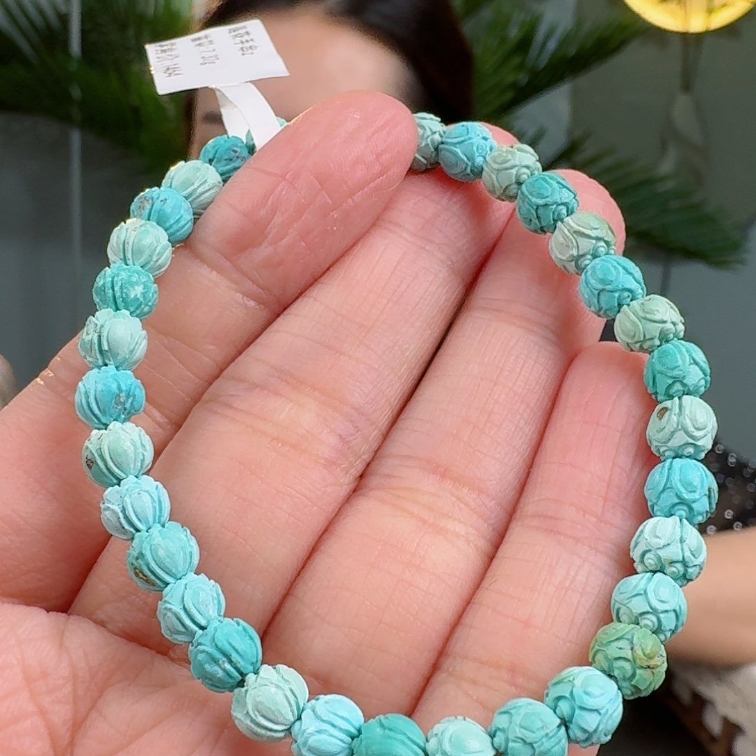 绿松石珠宝奇石未镶嵌