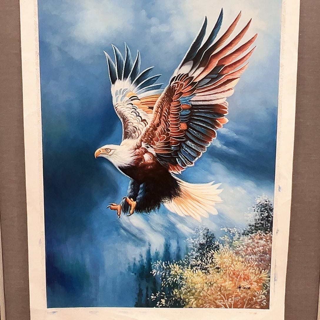 国画二郎（朱立斌）油画带证件合影视频